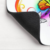 虹の蝶と明るい無限大 マウスパッド (コーナー)