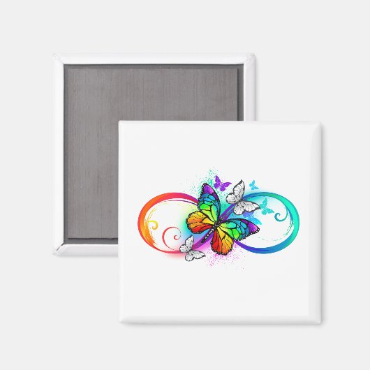 虹の蝶と明るい無限大 マグネット (正面/裏面)