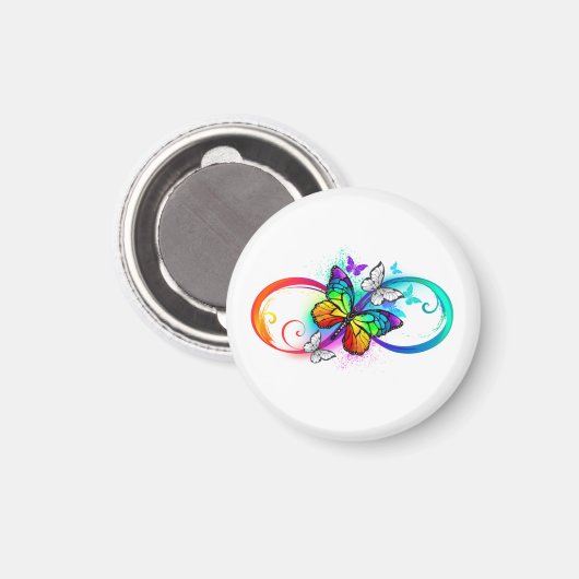 虹の蝶と明るい無限大 マグネット (正面/裏面)