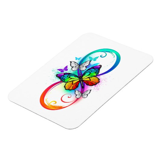 虹の蝶と明るい無限大 マグネット (左側)