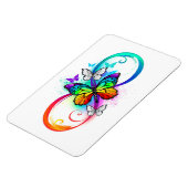 虹の蝶と明るい無限大 マグネット (左側)