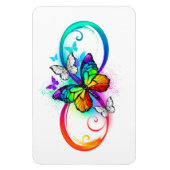 虹の蝶と明るい無限大 マグネット (縦)