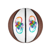 虹の蝶と明るい無限大 ミニバスケットボール (縦)