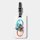 虹の蝶と明るい無限大 ラゲッジタグ (正面縦)