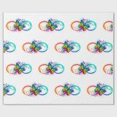 虹の蝶と明るい無限大 ラッピングペーパー (フラット)