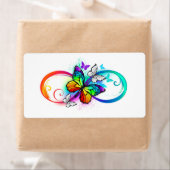 虹の蝶と明るい無限大 ラベル (インサイチュ)