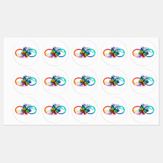 虹の蝶と明るい無限大 ラベル (シート)