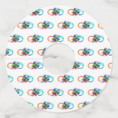 虹の蝶と明るい無限大 ワイングラスタグ (裏面)