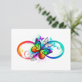 虹の蝶と明るい無限大 出欠カード (スタンド正面)