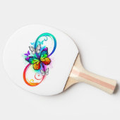 虹の蝶と明るい無限大 卓球ラケット (横)
