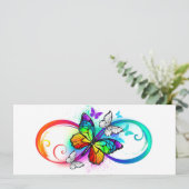 虹の蝶と明るい無限大 案内状 (スタンド正面)