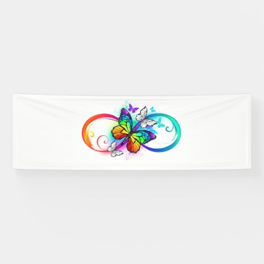 虹の蝶と明るい無限大 横断幕 (横)