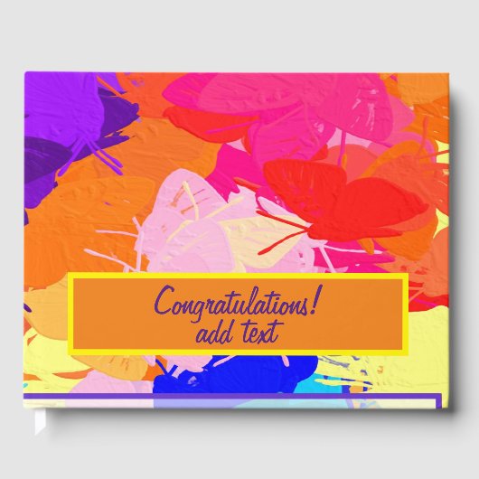 虹の蝶 ゲストブック (正面)