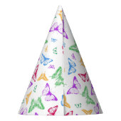 虹の蝶 パーティーハット (裏面)