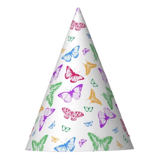 虹の蝶 パーティーハット (正面)
