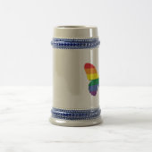 虹の蝶 ビールジョッキ (中央)