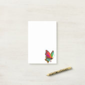 虹の蝶 ポストイット (デスク上)