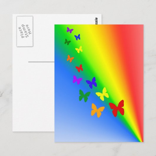 虹の蝶 ポストカード (正面/裏面)
