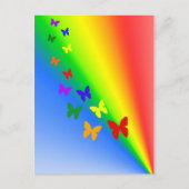 虹の蝶 ポストカード (正面)