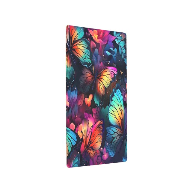 虹の蝶 メタルプリント (3/4)