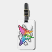 虹の蝶 ラゲッジタグ (正面縦)