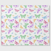 虹の蝶 ラッピングペーパー (フラット)