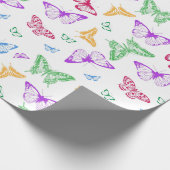 虹の蝶 ラッピングペーパー (角)