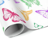 虹の蝶 ラッピングペーパー (ロールコーナー)