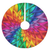 虹の螺線形のとげの木のスカート ブラッシュドポリエステルツリースカート (正面)