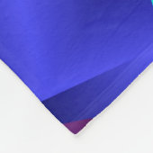 虹の螺線形毛布 フリースブランケット (角)