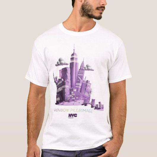 虹の行脚都市 Tシャツ (正面)
