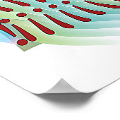 虹の表現 ポスター (角)