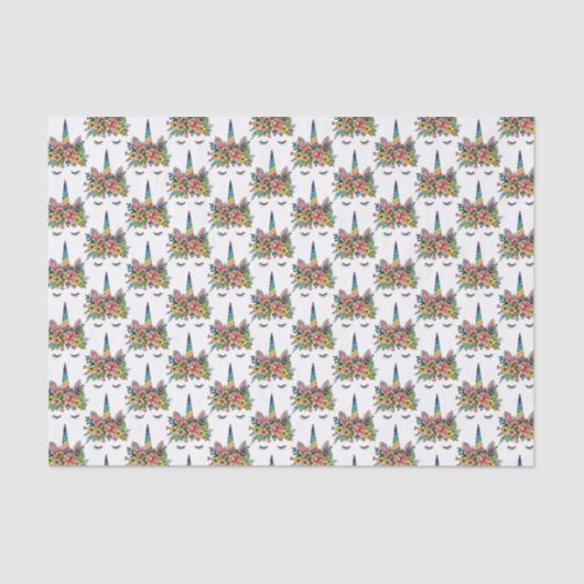 虹の角で一角閃光 薄葉紙 (正面)