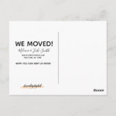 虹の誕生日どんな行事にも最適なパーソナライズ ポストカード (裏面)