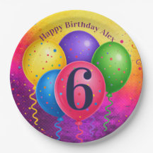虹の誕生日バルーンコンフェティパーティー