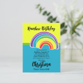虹の誕生日パーティー ポストカード (スタンド正面)