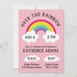 虹の誕生日 招待状