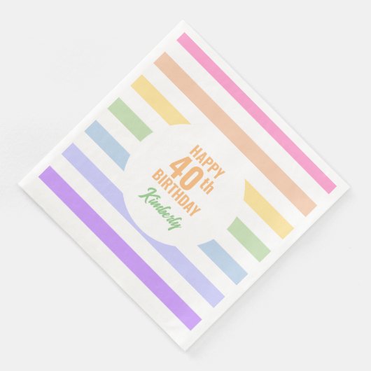 虹の誕生40周年おめでとうストライプ (コーナー)