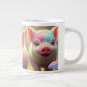 虹の豚マグカップ ジャンボコーヒーマグカップ (右)