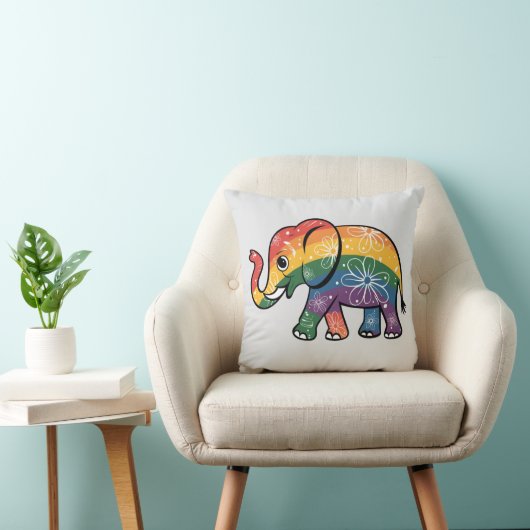 虹の象 クッション (椅子)