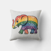 虹の象 クッション (裏面)