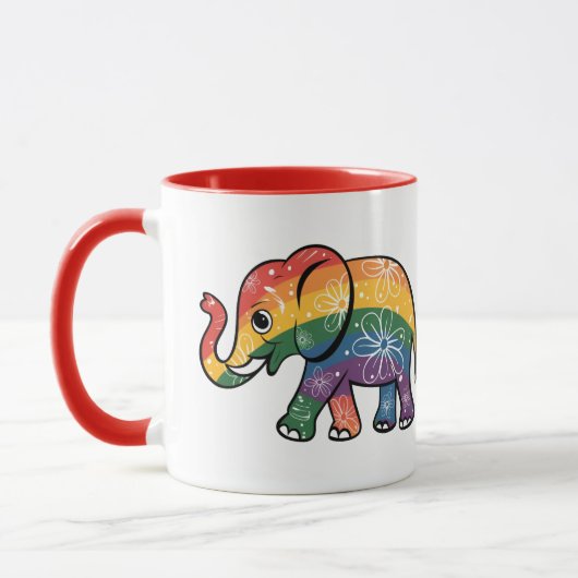 虹の象 マグカップ (左)