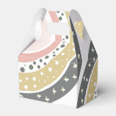 虹の赤ちゃんシャワーの上のジャングルありがとう フェイバーボックス (裏面サイド)