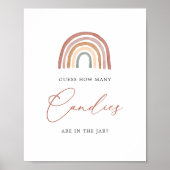 虹の赤ちゃんシャワー推測するキャンディーズのサイン ポスター (正面)