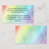 虹の赤ちゃん空白のシャワー小さな挿入カード エンクロージャーカード (正面/裏面)