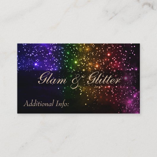 虹の輝きの名刺 名刺 (正面)