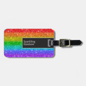 虹の輝きは花火のようなものだ ラゲッジタグ (正面横)