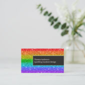 虹の輝きは花火のようなものだ 名刺 (スタンド正面)