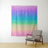 虹の輝きスパークル誕生日パーティー背景 タペストリー (インサイチュ)