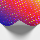 虹の輝きパターン ラッピングペーパー (角)